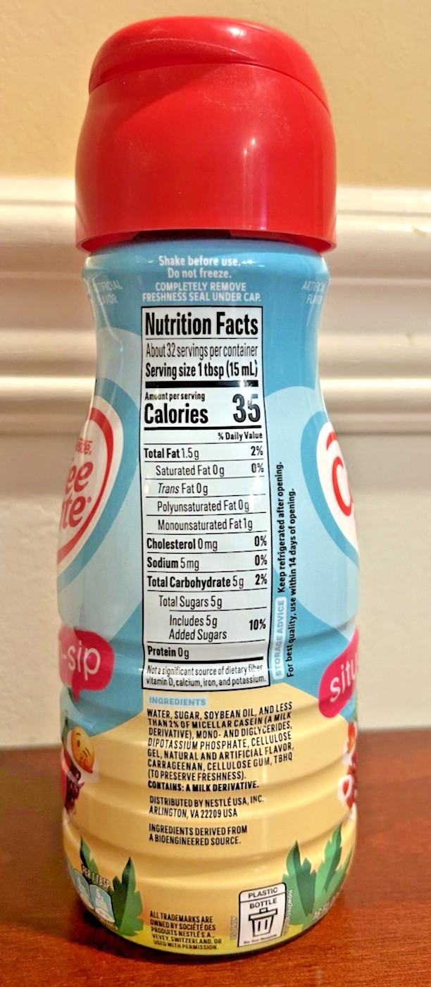 Nestle Coffee Mate 16oz Situation-Sip MIXED FRUIT Non-Dairy Creamer LMTD EDITION