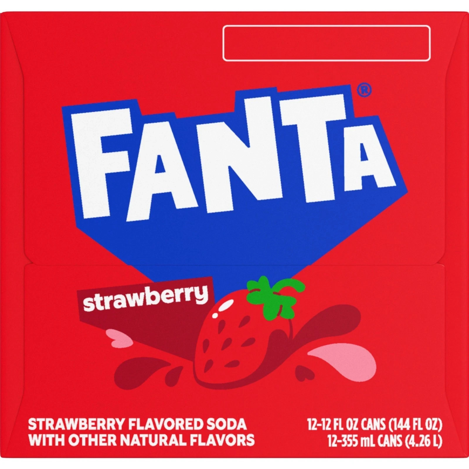 Strawberry Soda Pop Fridge Pack Cans, 12 Fl Oz, 12 Pack