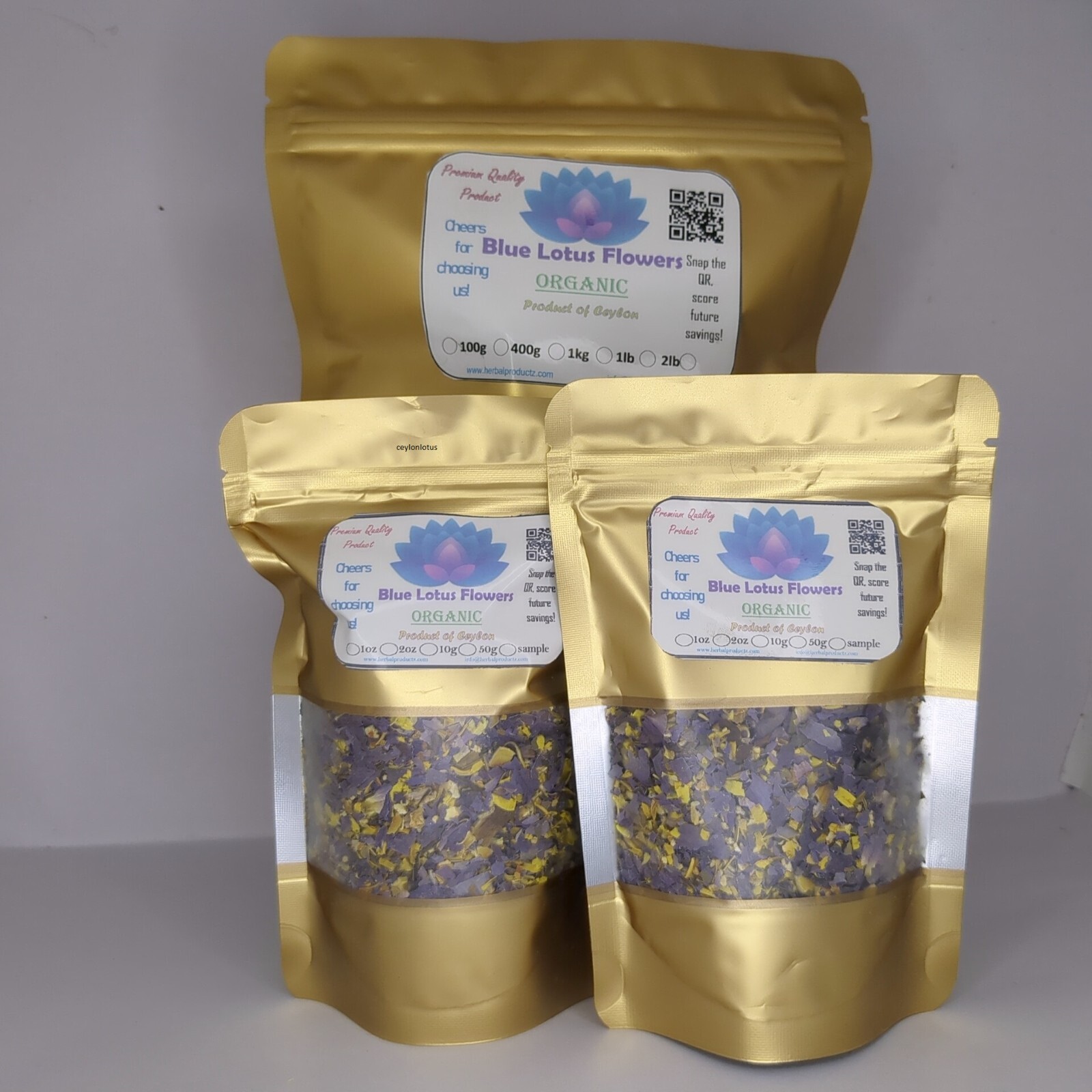 Dried Blue Lotus Cut Flower Pure Nymphaea Caerulea Organic Natural Tea/Smoke 30g