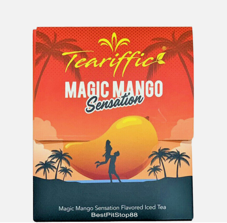 Teariffic Magic Mango Sensation Sexual Men Herb Energy Coffee 1 Box (12 Sachets)