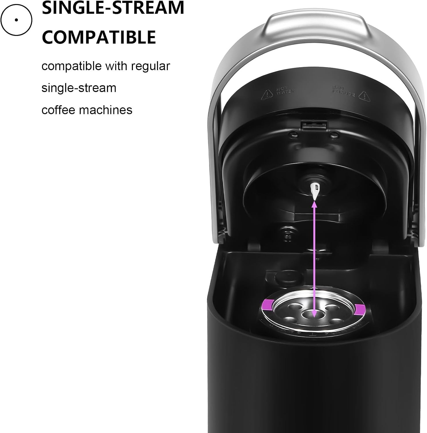 Stainless Steel Refillable Coffee Pods for K-Cups | Universal 5-Hole Design |…