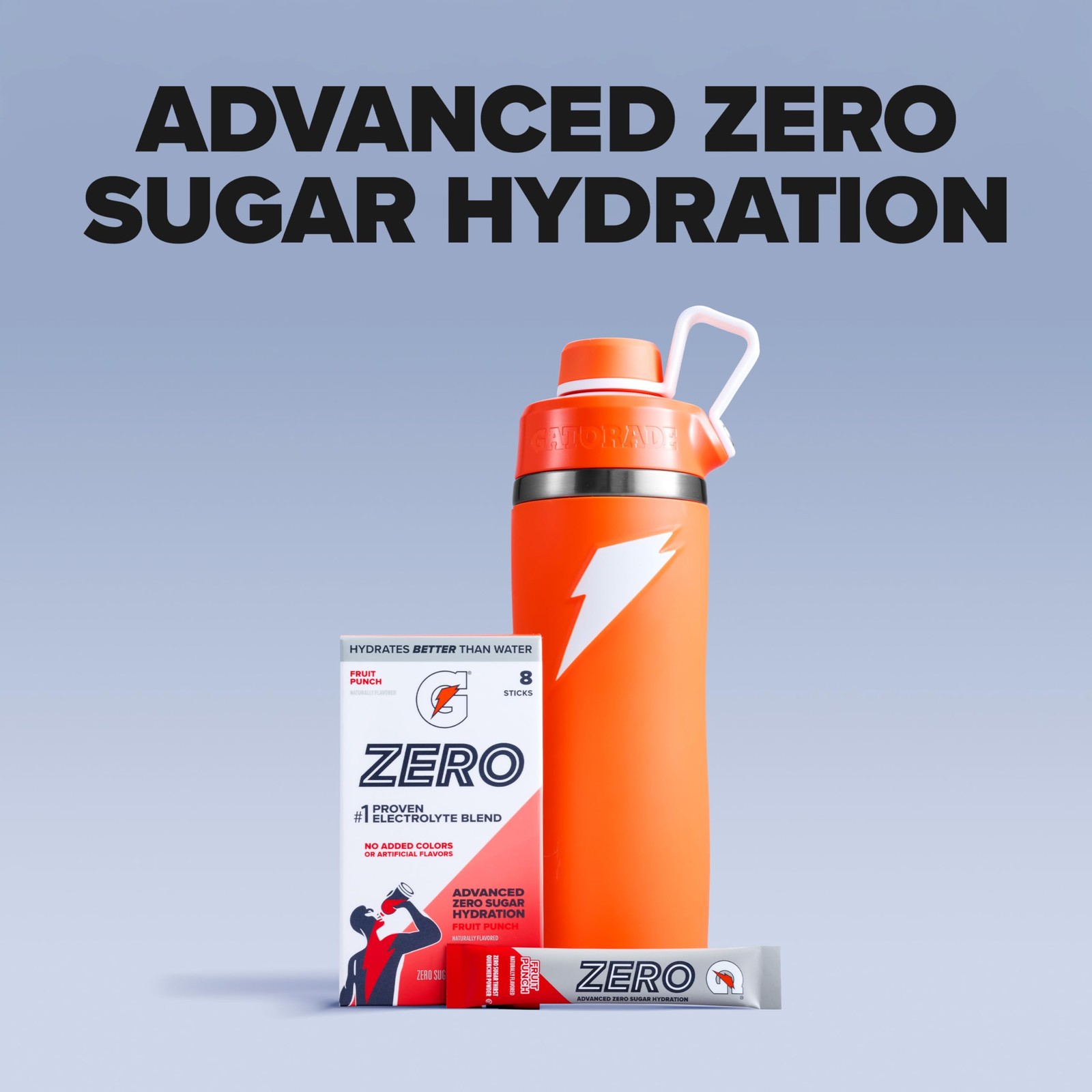 Gatorade Zero Sugar Electrolyte Powder Drink Mix, Glacier Freeze