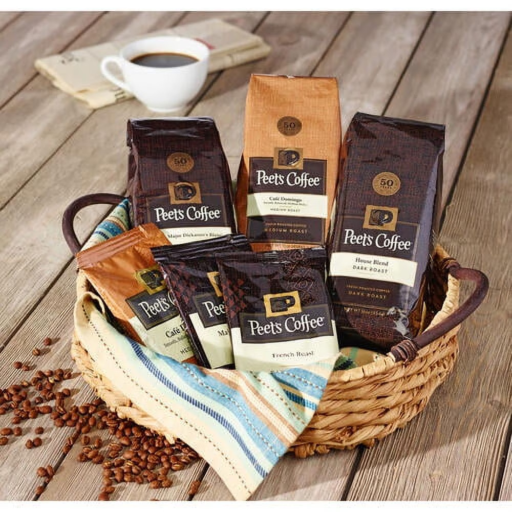 Peet’s Coffee Major Dickason’s Blend Dark Roast Ground, 2.5 oz
