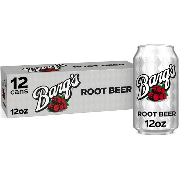 Barq’s Root Beer Soda Pop Fridge Pack Cans, 12 fl oz, 12 Pack Free Shipping