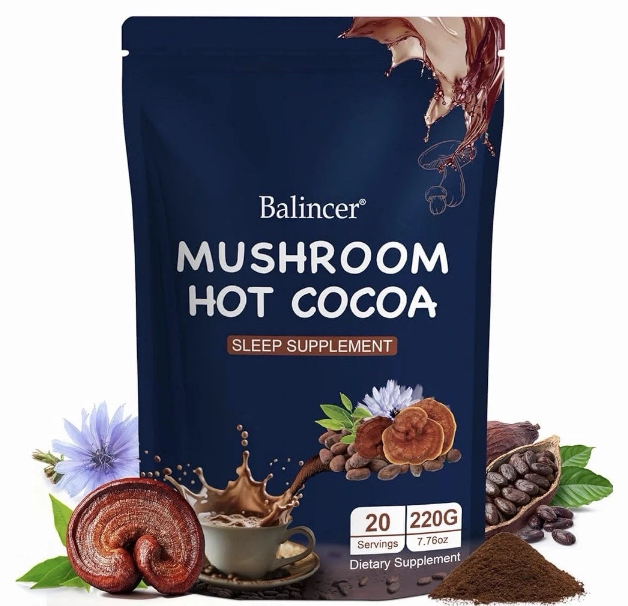 mushroom Hot Cocoa Mix : A Sleep Aid Supplement To Help You Relax And Fall Asle