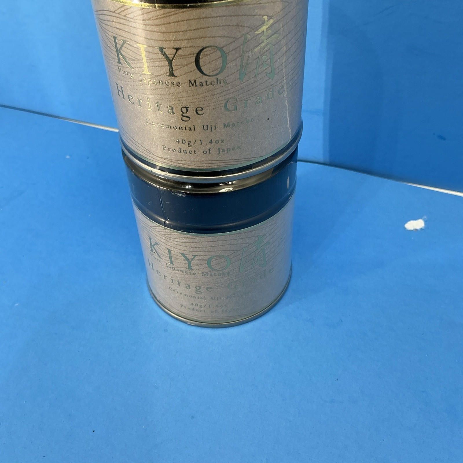 2-Pack Kiyo Matcha Heritage Grade Densho Ceremonial Uji Matcha 1.4oz