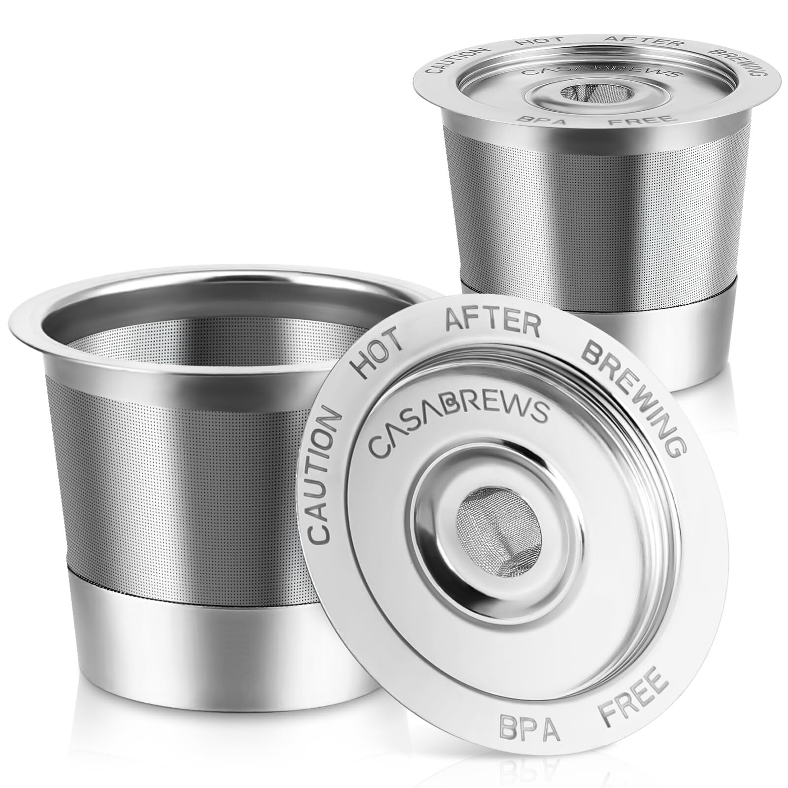 2Pack Reusable K Cups Coffee Pod for Keurig Universal Stainless Steel Refillable