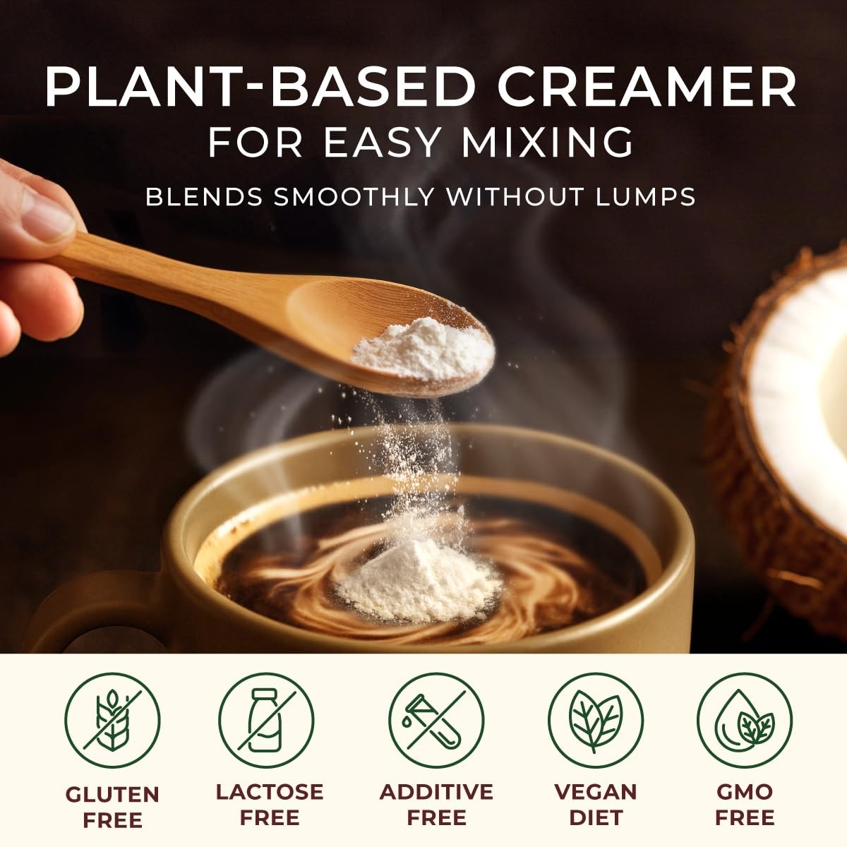 USDA Organic Coconut Milk Powder 1.1lb (17.64 Oz) – Blends Smoothly, Deliciou…