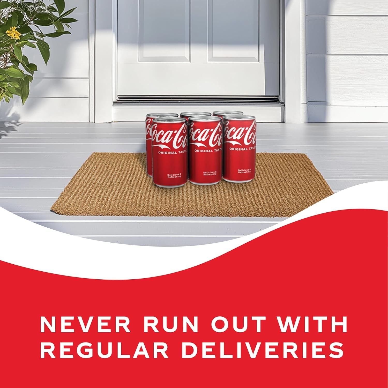 Refreshing Coca-Cola Classic 6 Pack, 7.5 fl oz Mini Cans for Anytime Enjoyment