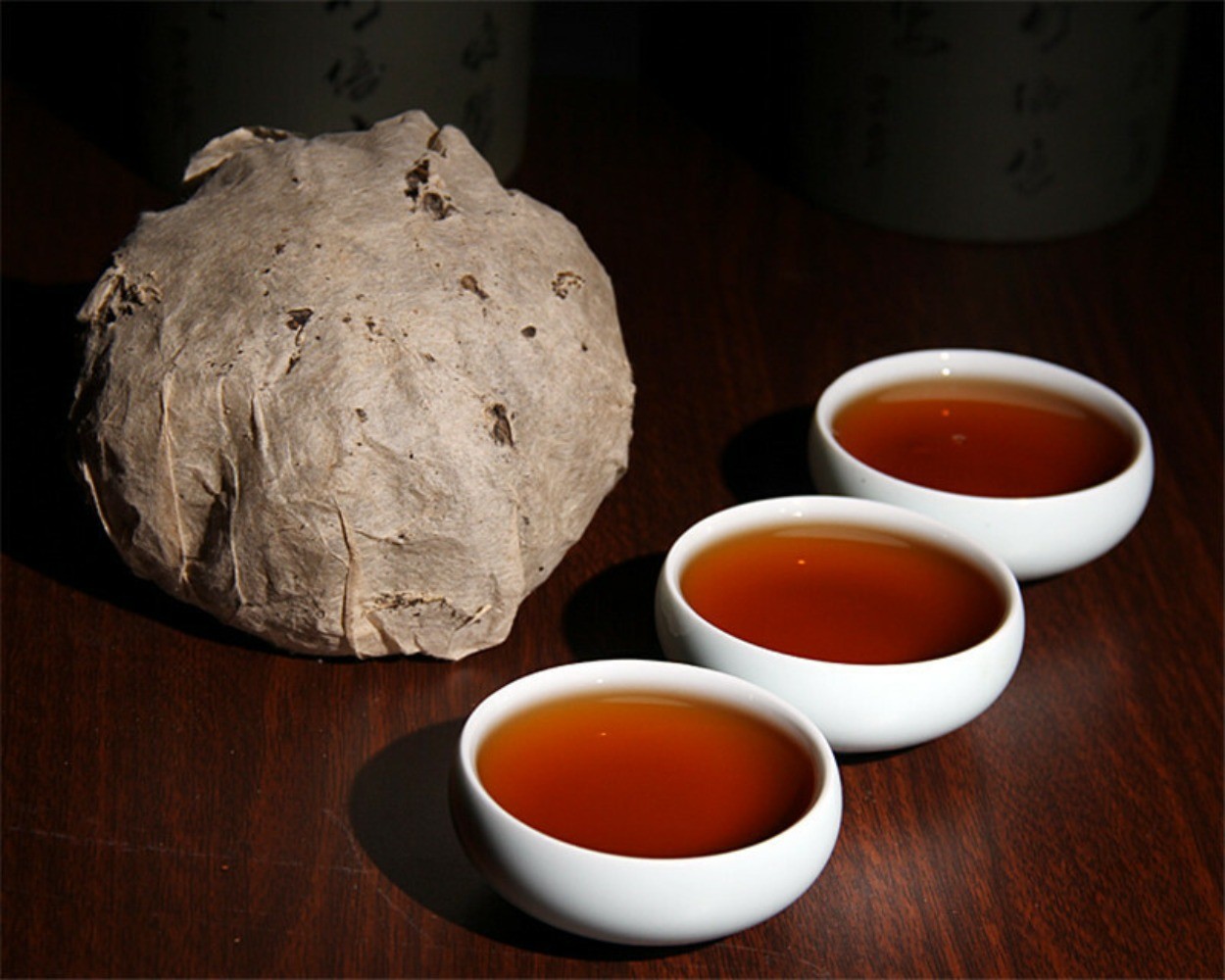 100g 50-Year Yunnan Ripe Pu-Erh Mini Tuocha Aged Chinese Black Tea Cake