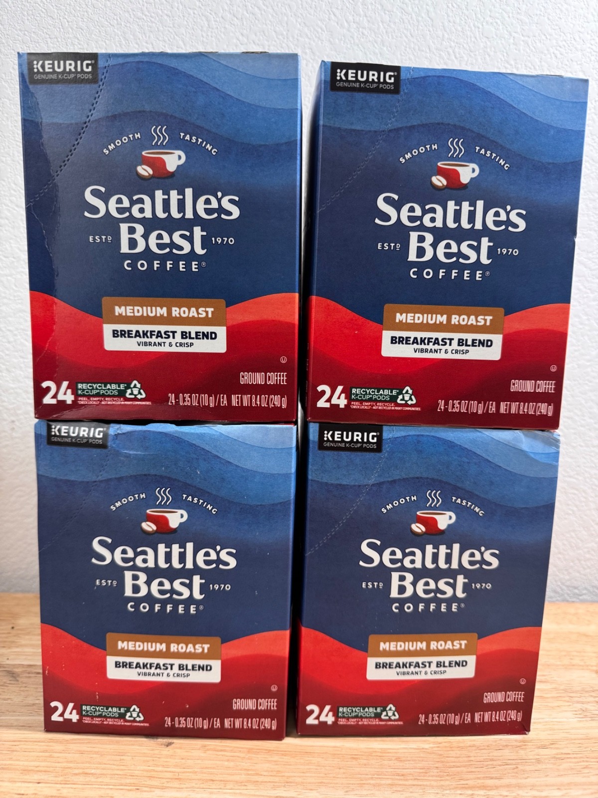 Seattle’s Best Coffee Breakfast Blend (96) Keurig K-Cup Medium Roast 08/27/2026