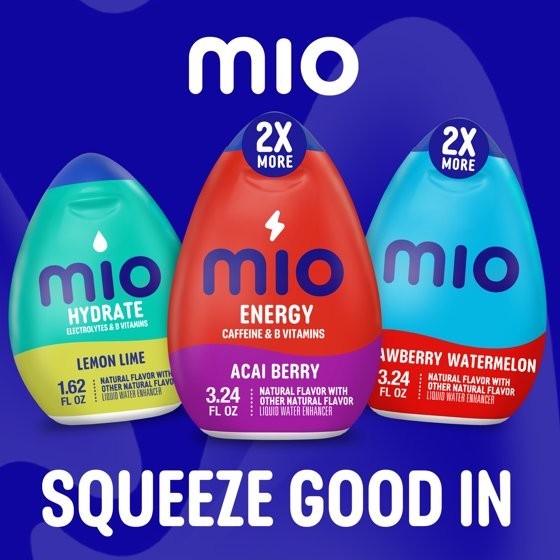 MiO Energy Acai Berry Liquid Water Enhancer ,2 Pack, 3.24 fl oz.