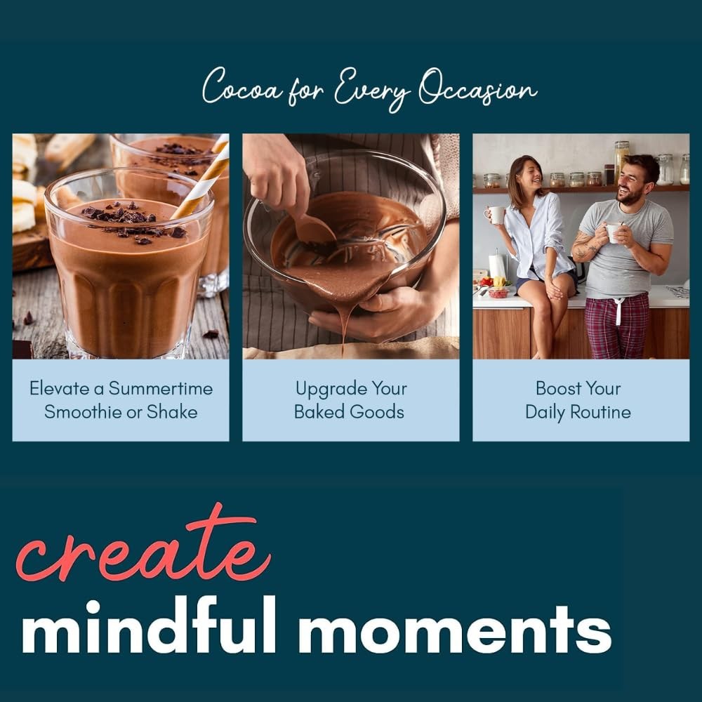 Mindful Nutrition Organic Skinny Hot Cocoa Mix – 40 Servings – Sugar Free…