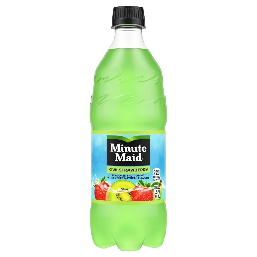 Minute Maid Kiwi Strawberry 20FL OZ Bottles – Refreshing Fruit Drink 24CT Case