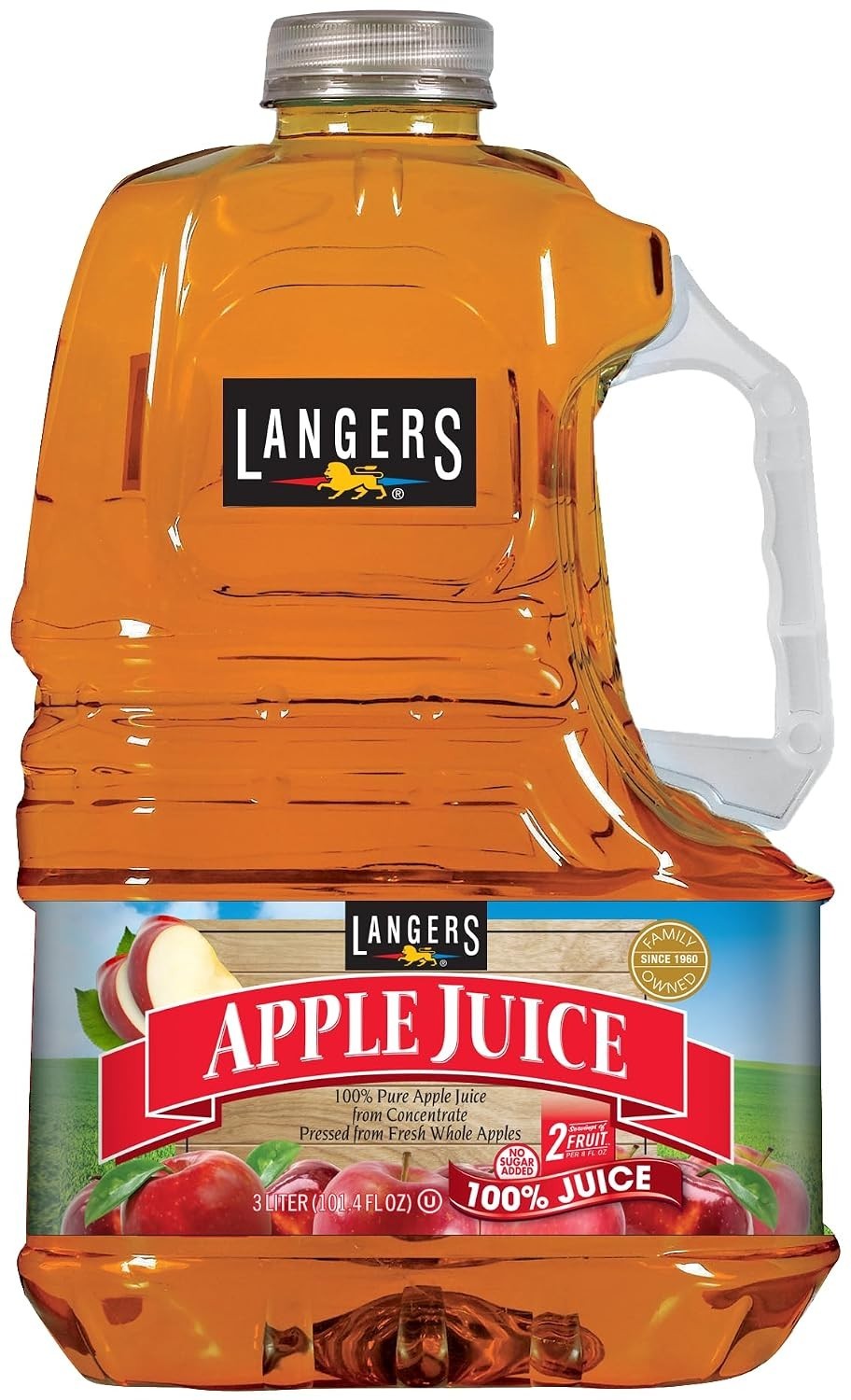 Langers Apple Juice Bundle, 4-Pack, 101.4 Fl Oz