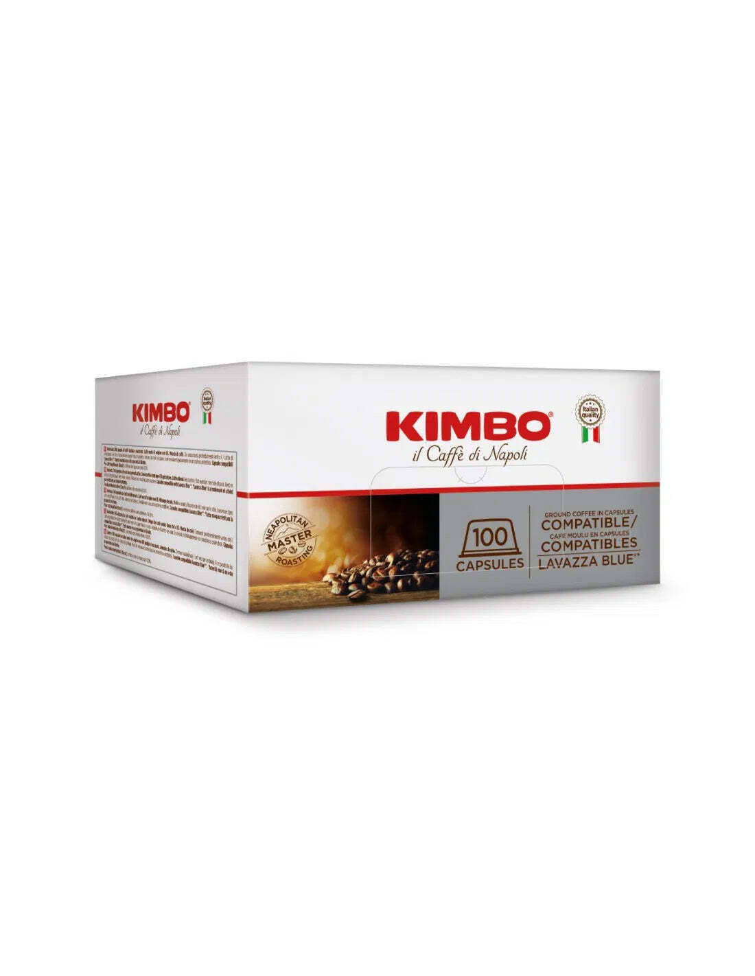 Kimbo Napoli *Lavazza Blue compatible capsules 100 Ct Box