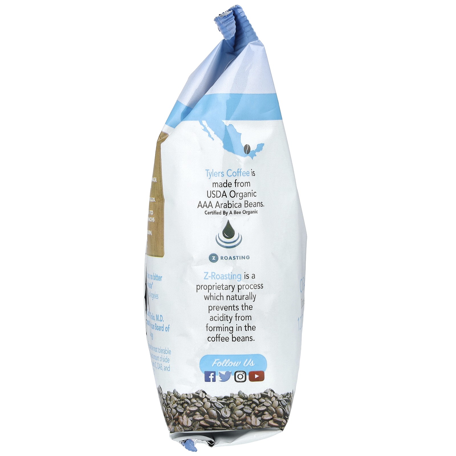 Organic Coffee, Whole Bean, Regular, 12 oz