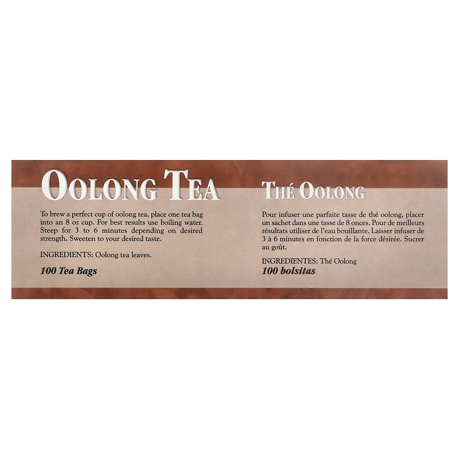 Legends of China, Oolong Tea, 100 Tea Bags, 5.64 oz (160 g)