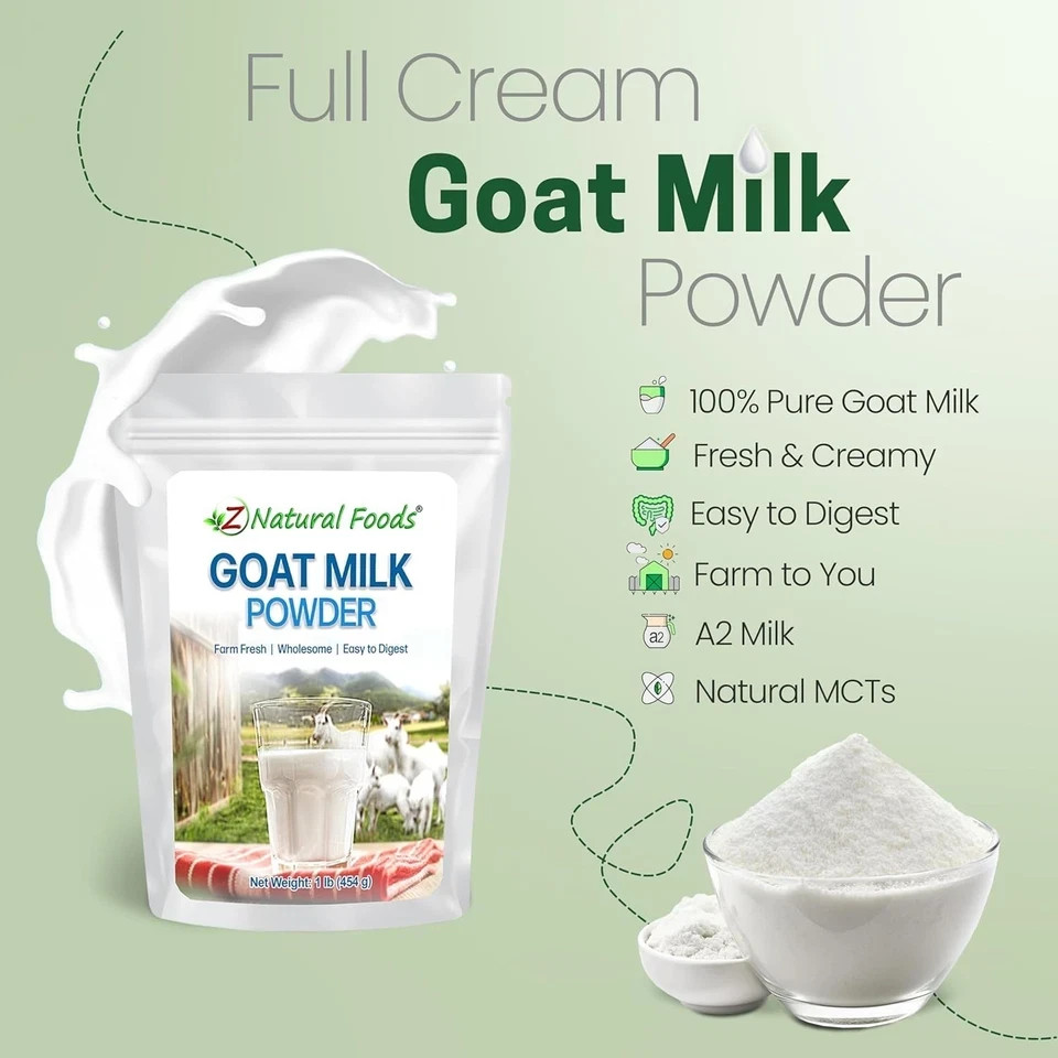 Full Cream Goat Milk Powder, 100% Pure From Netherlands, Highly Nutritious