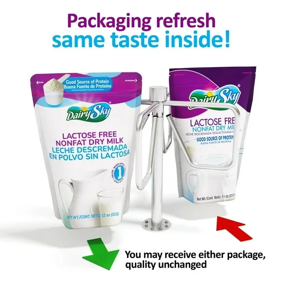 Lactose Free milk DairySky Nonfat Dry Milk 16 Oz – Case of 12 Units