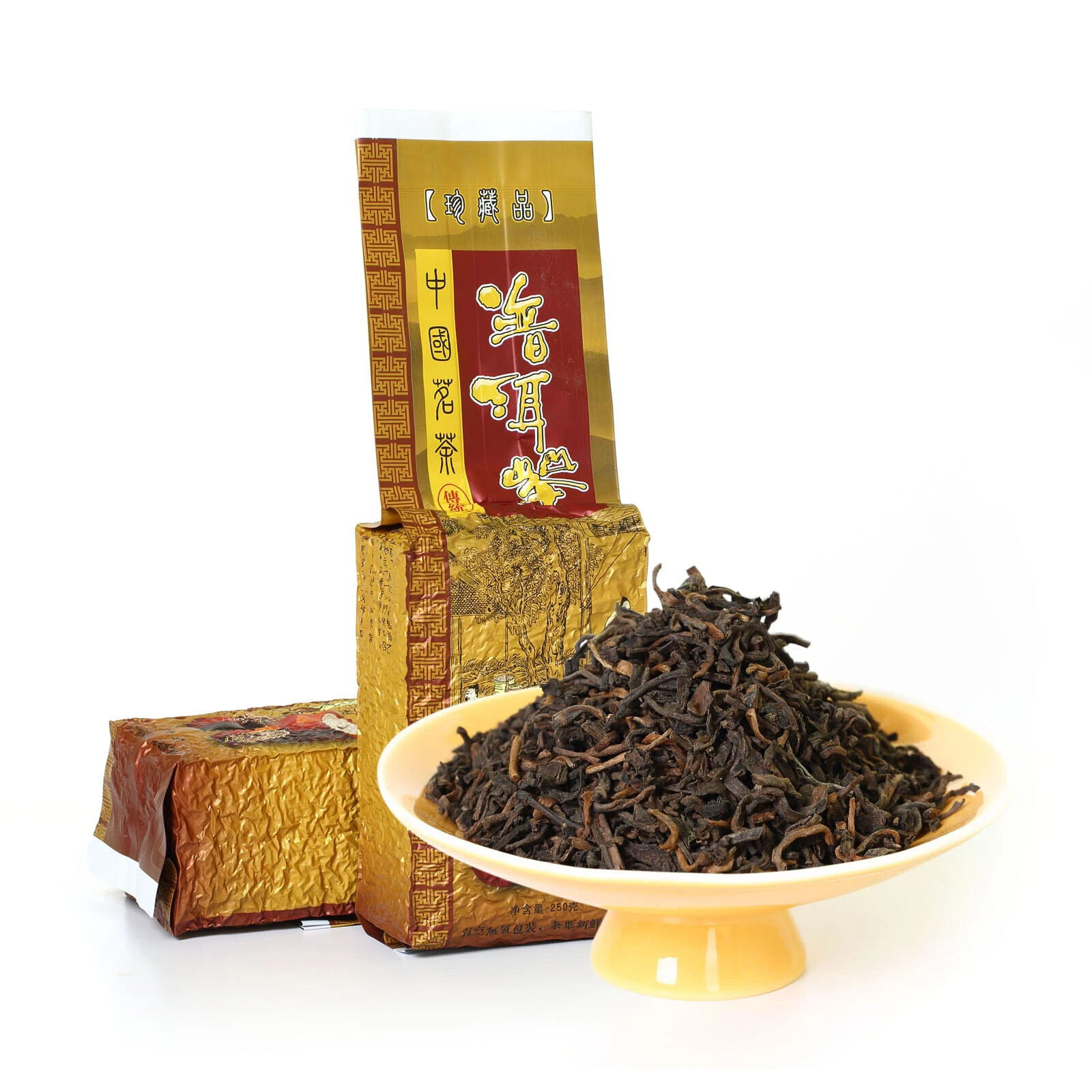 2005 Supreme Gongting Pu-erh Puer Puerh Tea Yunnan Ancient Tree Ripe 500g