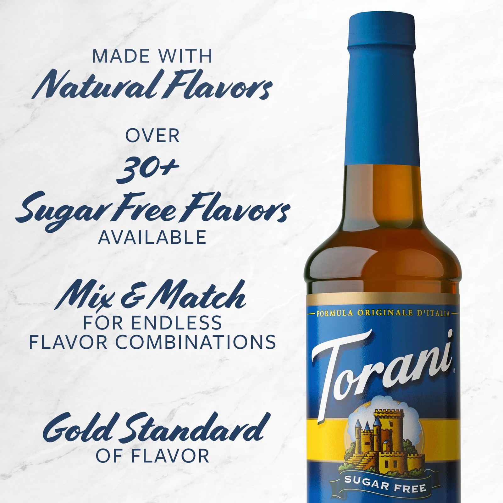 Torani Sugar Free Chocolate Flavored Drink Syrup, 25.4 fl oz Pack of 4