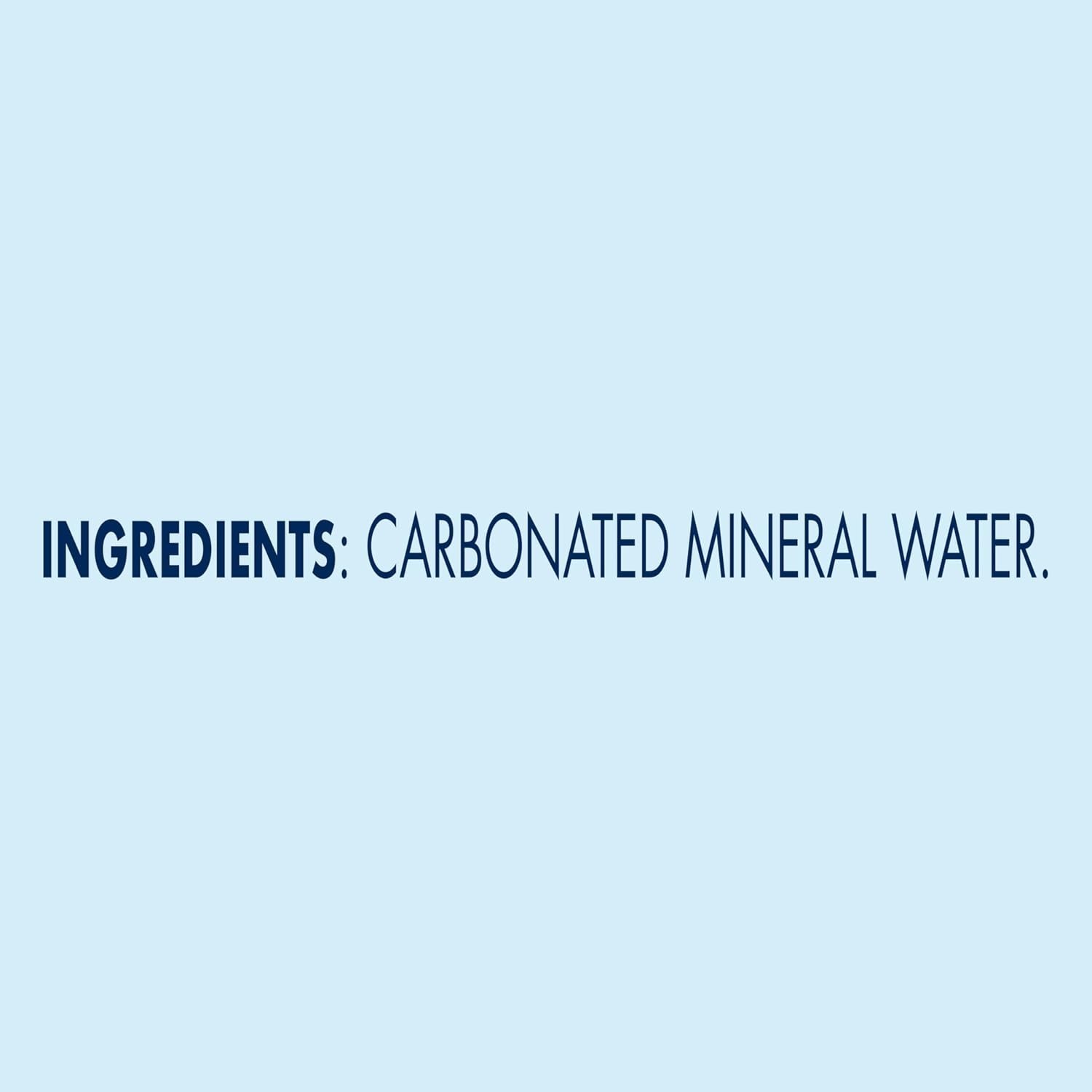 Natural Mineral Water – Sparkling, Zero Calories, Calcium & Magnesium – 24 Pack