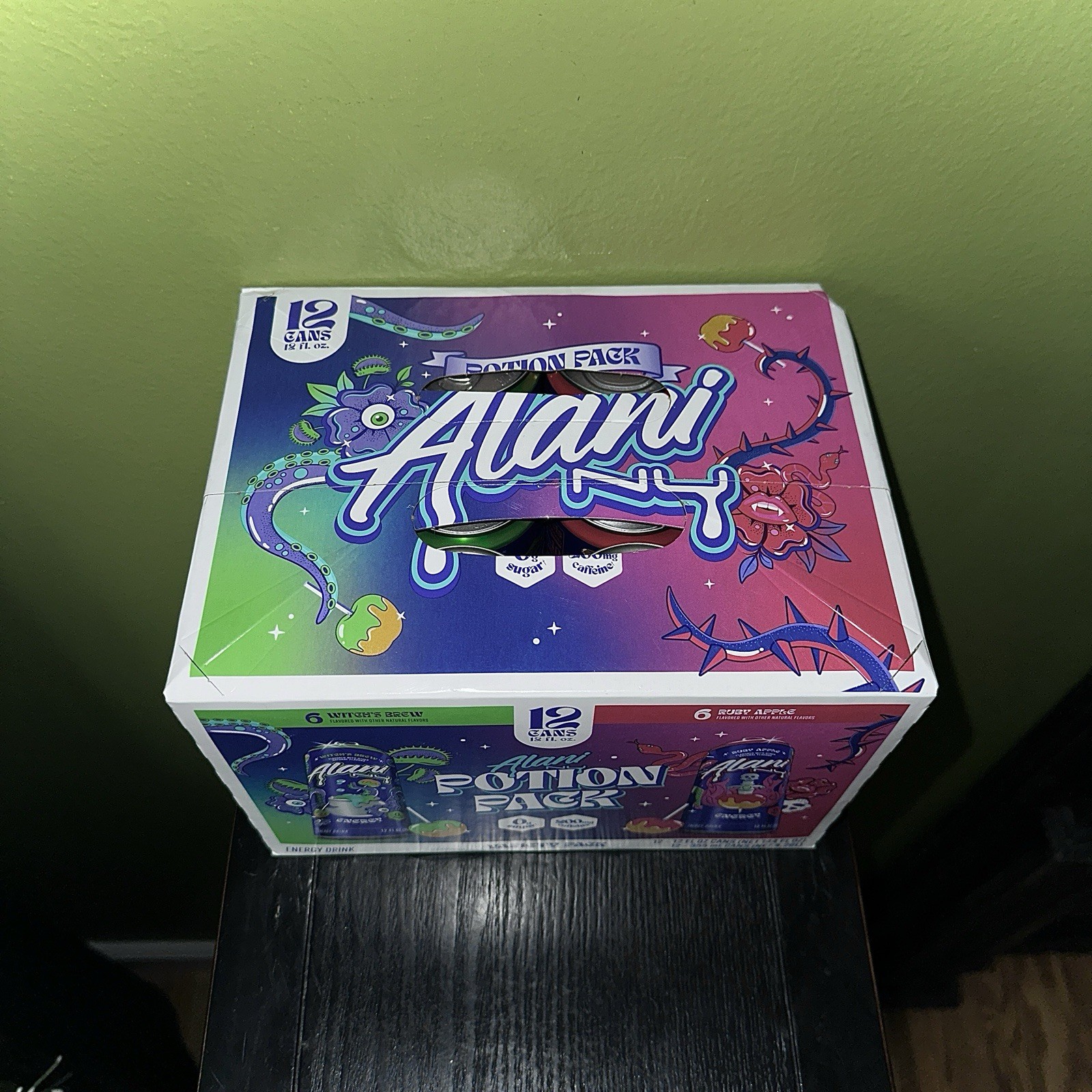 NEW Alani Nu Potion Pack Witch’s Brew & Ruby Apple 12 Pack Viral Halloween Drink