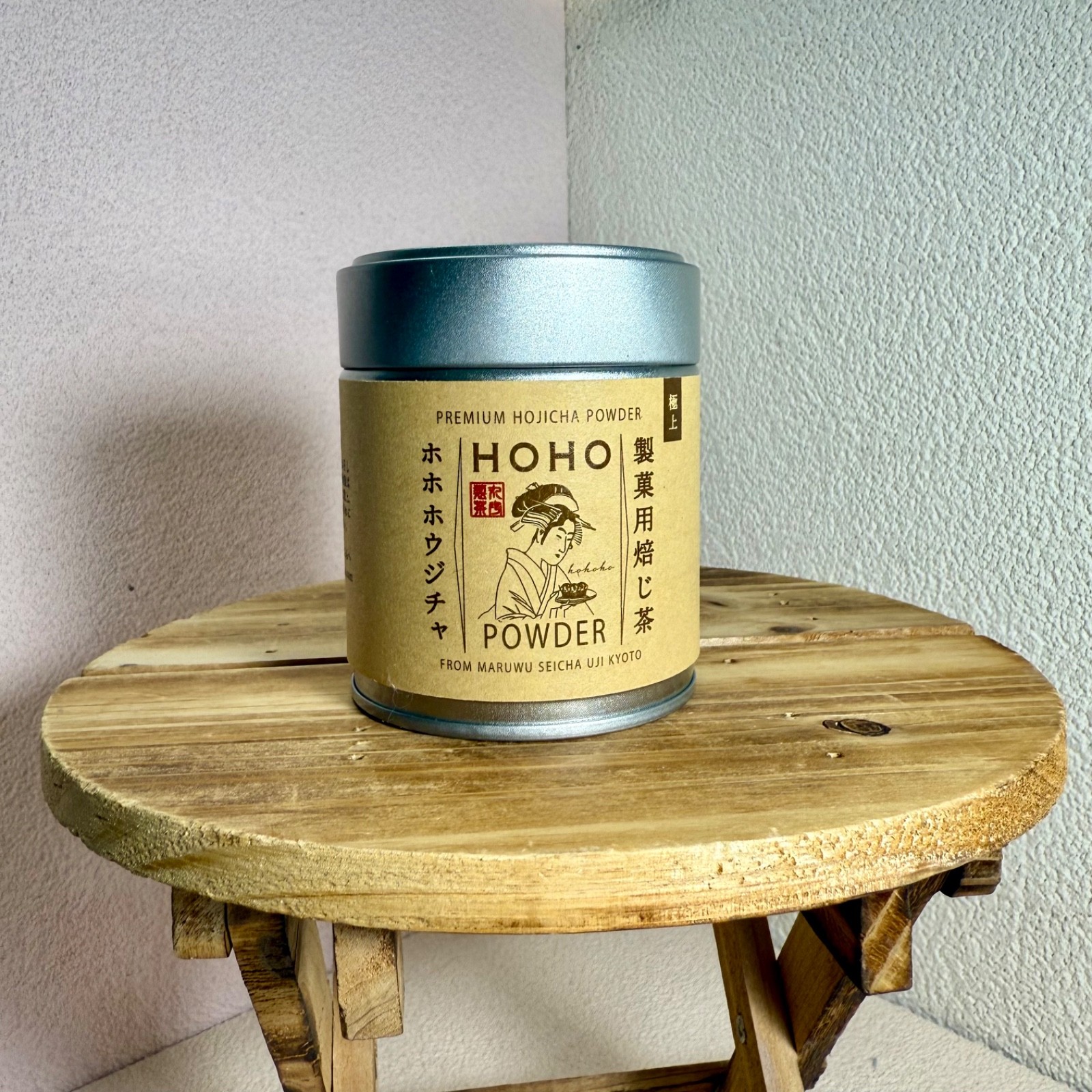 US SELLER – HOHO HOJICHA Premium 30g can | Roasted Japanese Green Tea Matcha