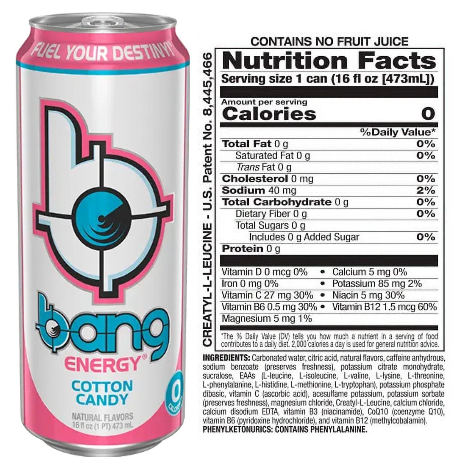 Bang Energy 6‑Flavor Sampler or 12‑Can Variety Pack – American Berry & More