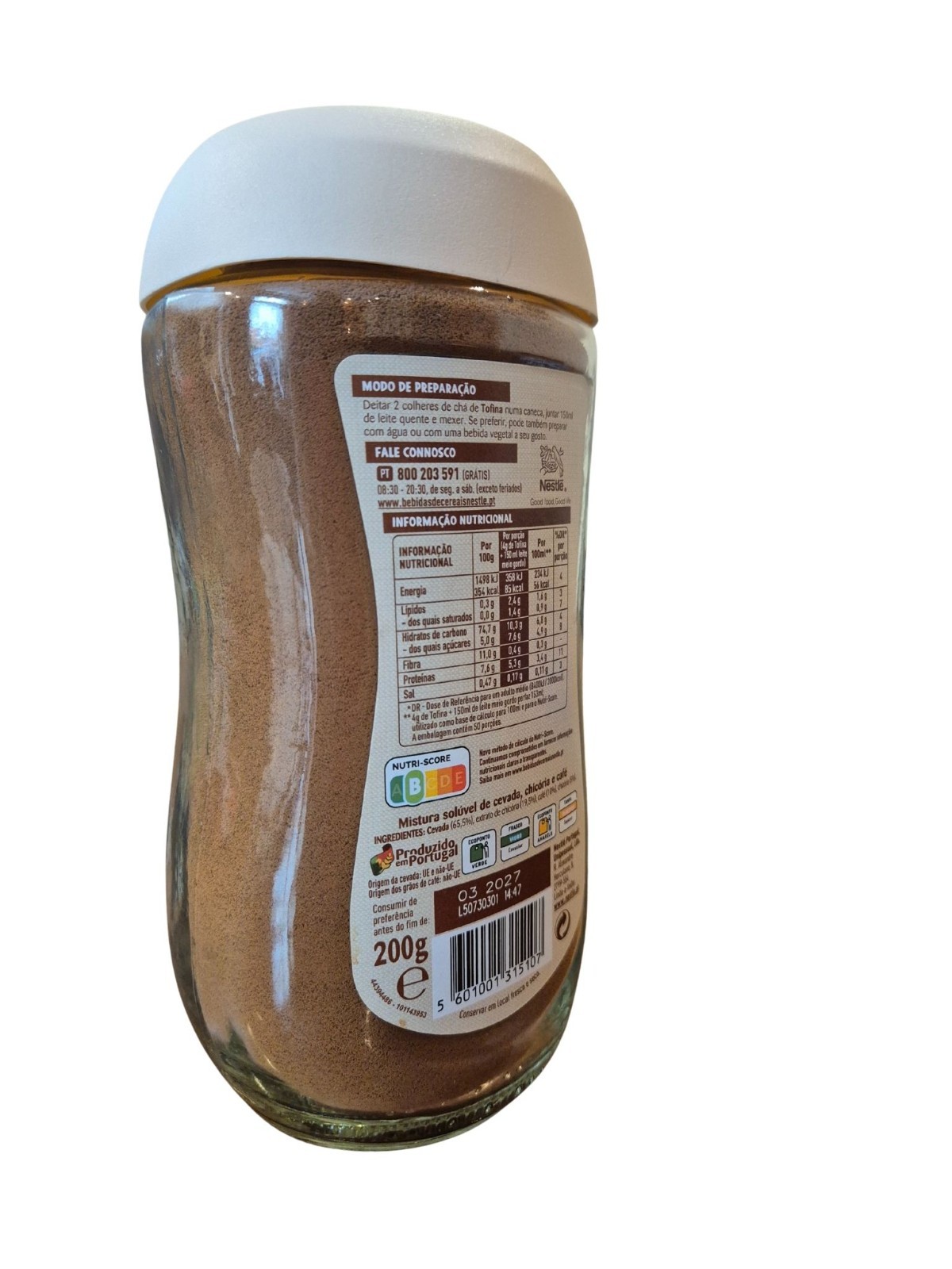 TOFINA Cereal Coffee Drink Made with Barley Chicory Coffee – 7.1 oz / 200 grams