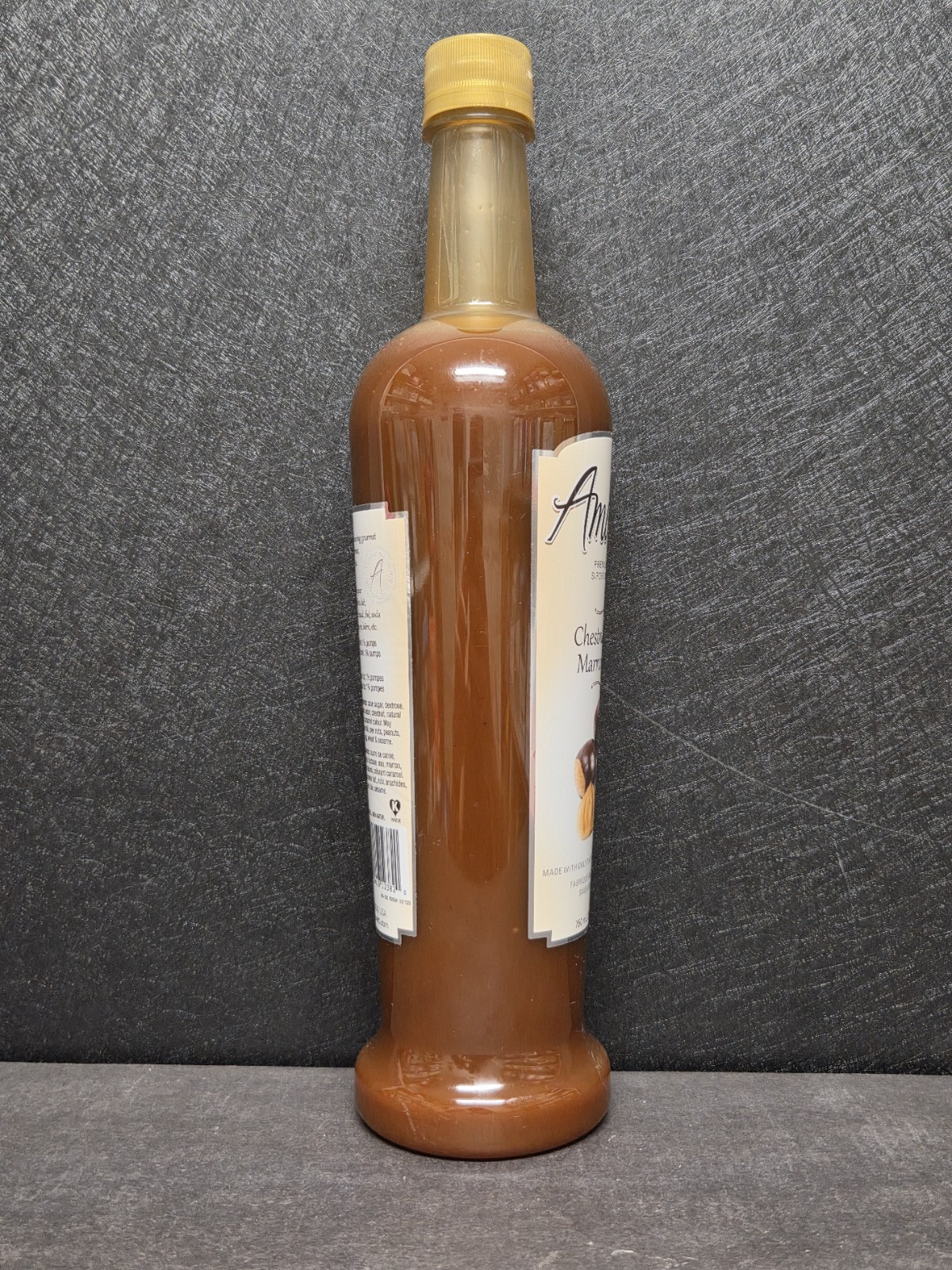 Chestnut Praline Coffee Flavouring Syrup 25.4 FL OZ (750 mL) BB 7/2028 Amoretti
