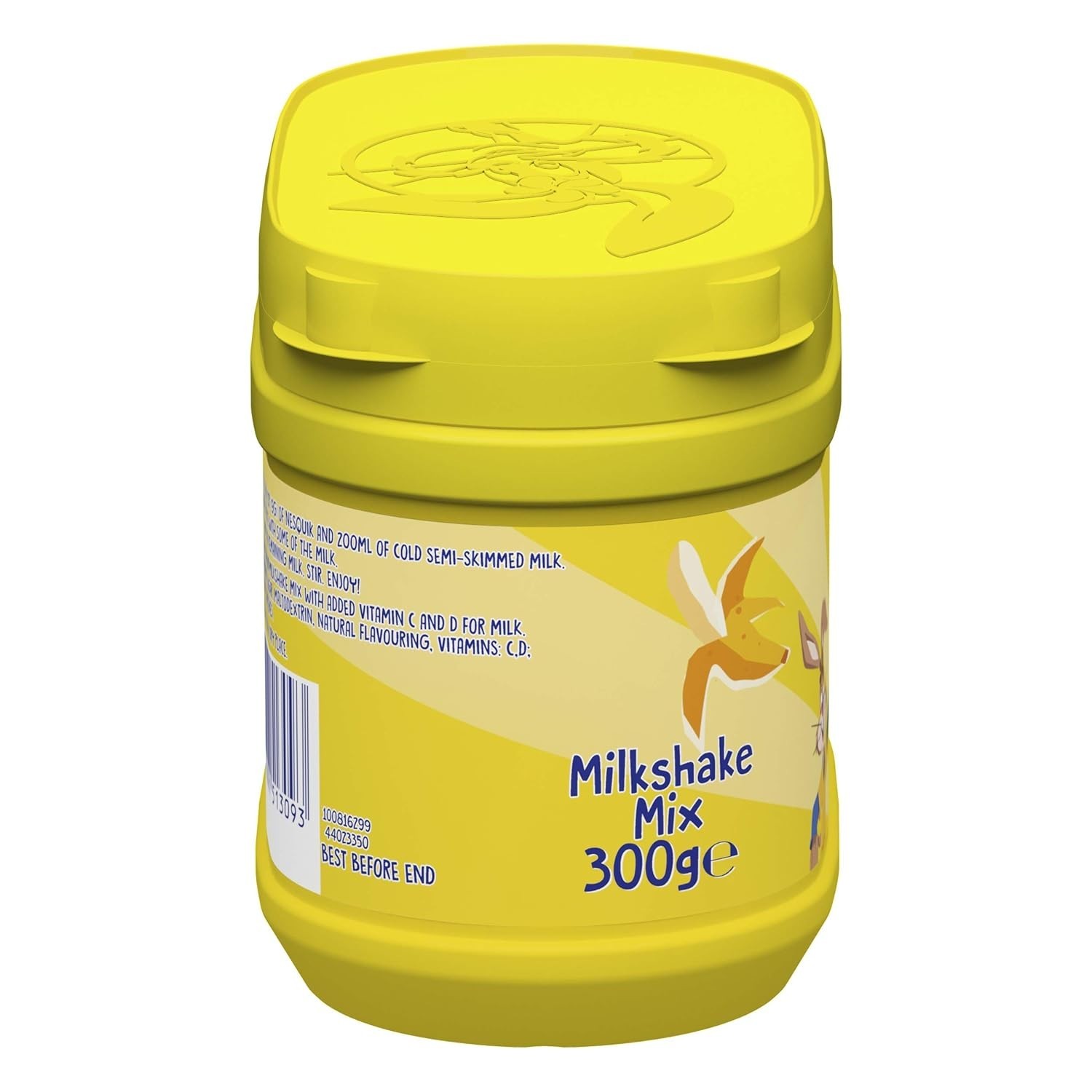 Banana Flavour Milkshake Powder 300g Pack of 5 Vit D C Calcium All Ages