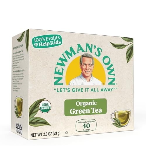 Organic Green Tea Bags 40 Count Kosher Gluten Free Dairy Free High Caffeine