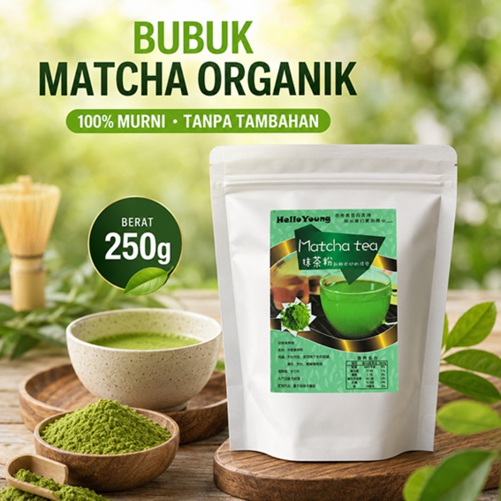 Organic Matcha Green Tea Powder Natural Energy Boost Detox 250g