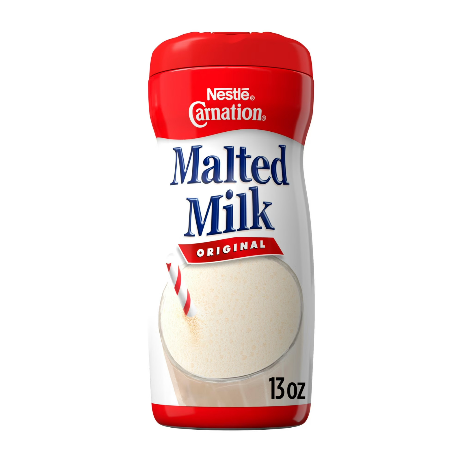Nestle Carnation Original Malted Milk Powder Mix 13 Oz Bottle Delicious (Pack 3)