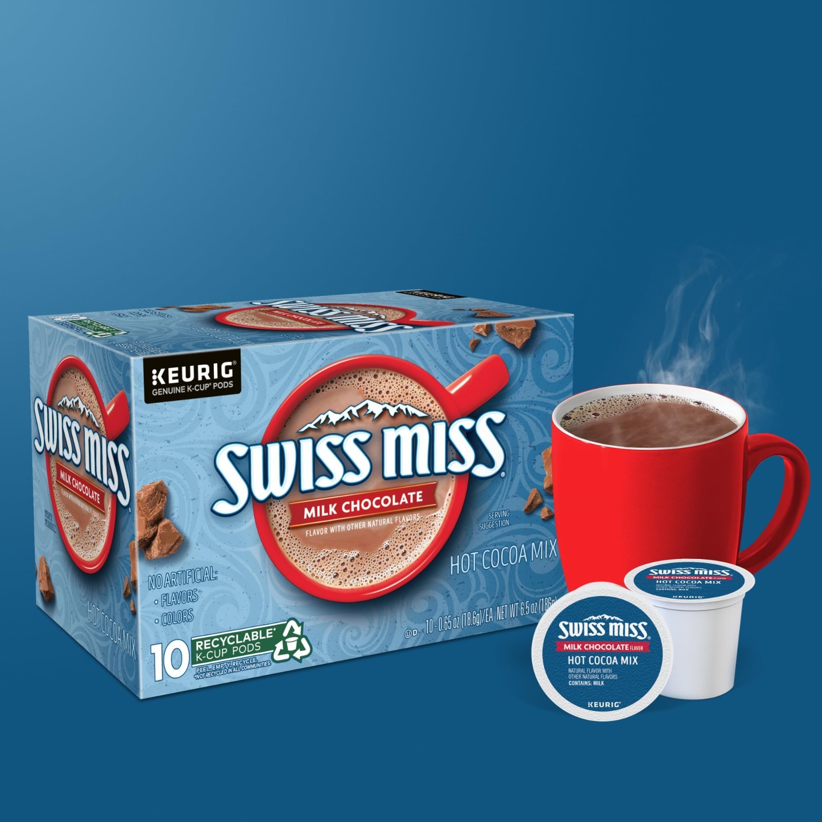 Rich Milk Chocolate Hot Cocoa K-Cup Pods for Keurig, 60 Count – Perfect for Cozy