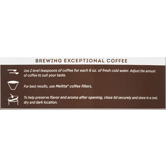 Melitta Colombian Supreme Ground Coffee, 22 oz…