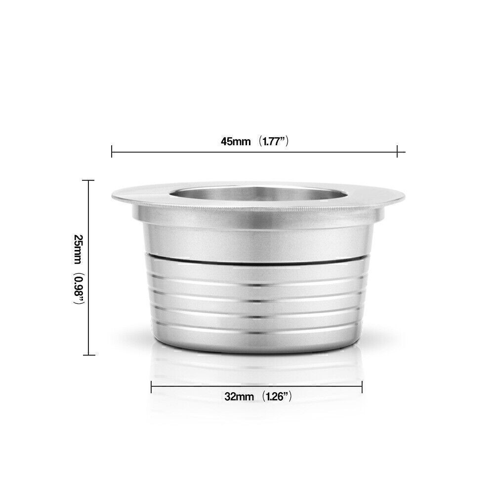 Stainless Steel Refillable Reusable Coffee Capsule Pod For LAVAZZA Blue LB951