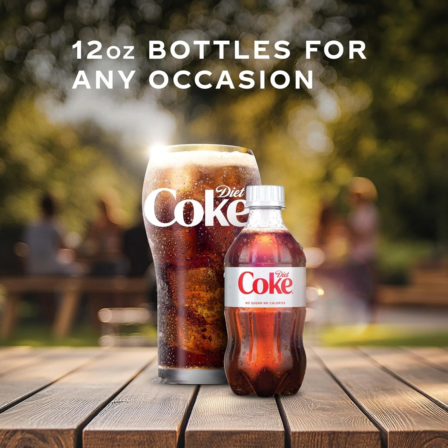 Diet Coke Soda Soft Drink – 12 fl oz Bottles, Sugar-Free, 8 Pack, Allergen-Free