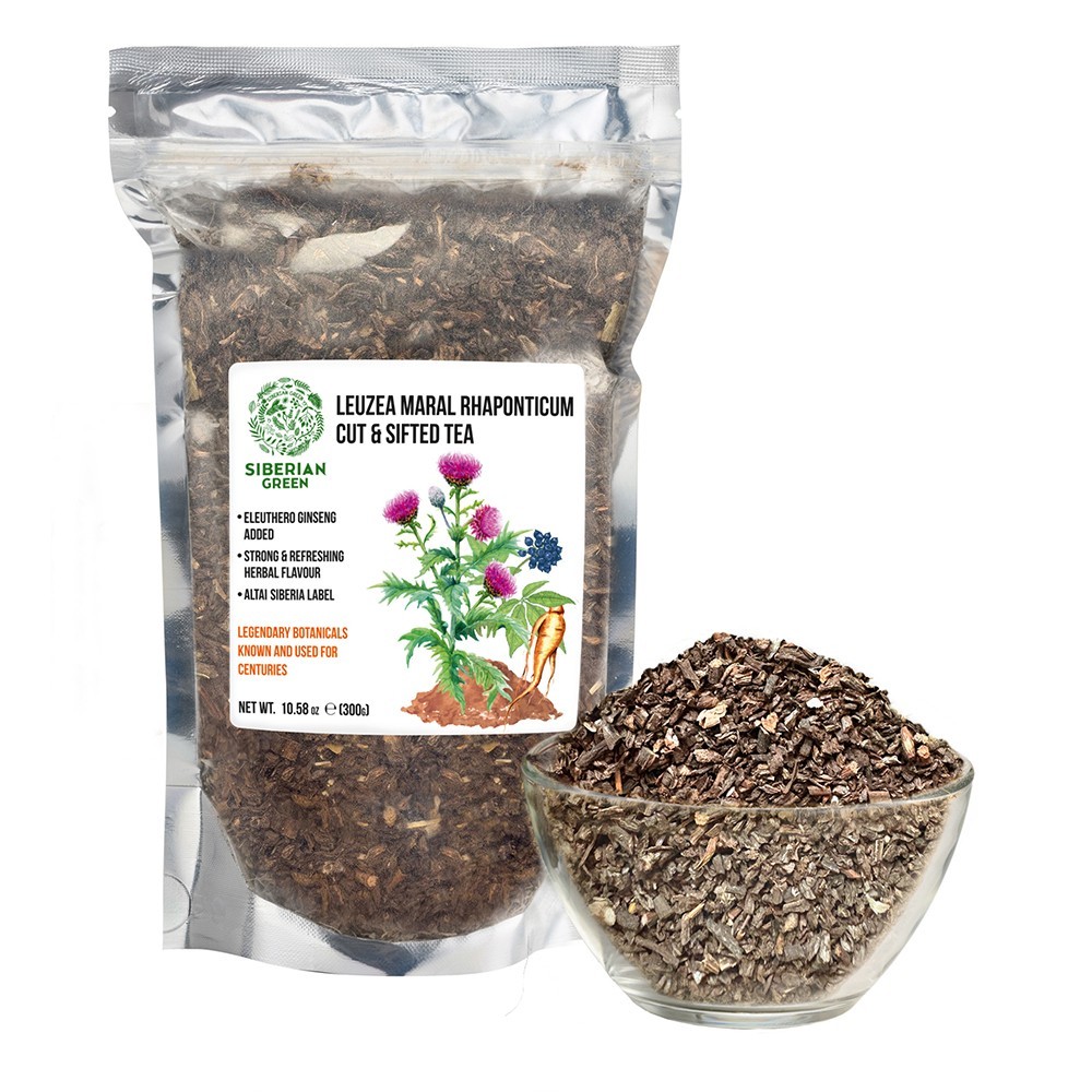 Leuzea Root Tea Loose Powder 300g (10.58oz) Wild Harvested Maral Rhaponticum