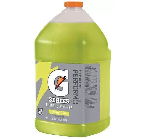 Gatorade 1 Gallon Concentrate Lemon-Lime Flavor Sports Drink Makes 6 Gallons NEW