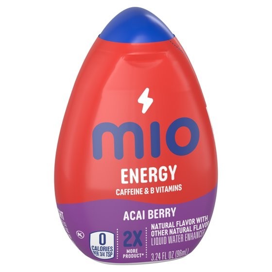 MiO Energy Acai Berry Liquid Water Enhancer ,2 Pack, 3.24 fl oz.