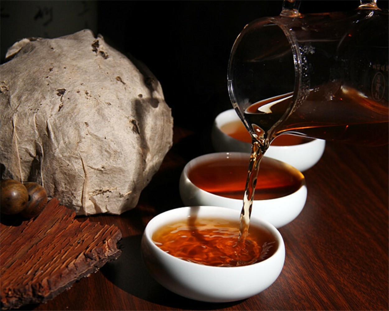 100g 50-Year Yunnan Ripe Pu-Erh Mini Tuocha Aged Chinese Black Tea Cake
