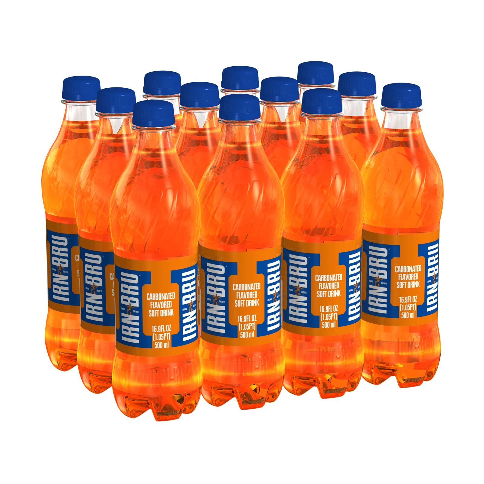 Barrs Irn-Bru Soft Drink 16.9 Fluid Ounce Pack of 12