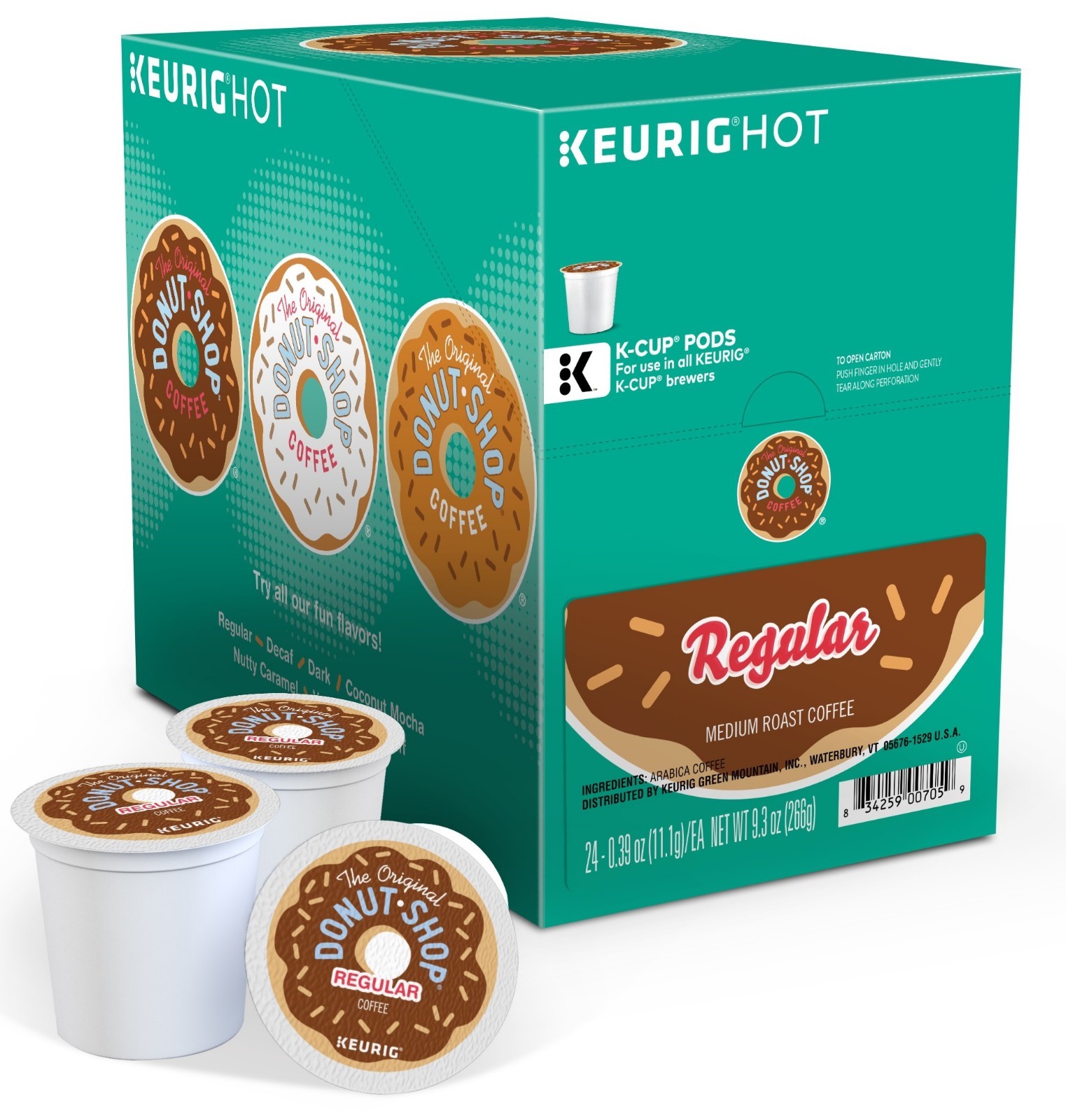 The Original Donut Shop Coffee 24 K cup Pods Pick Any Size FREE SHIPPING