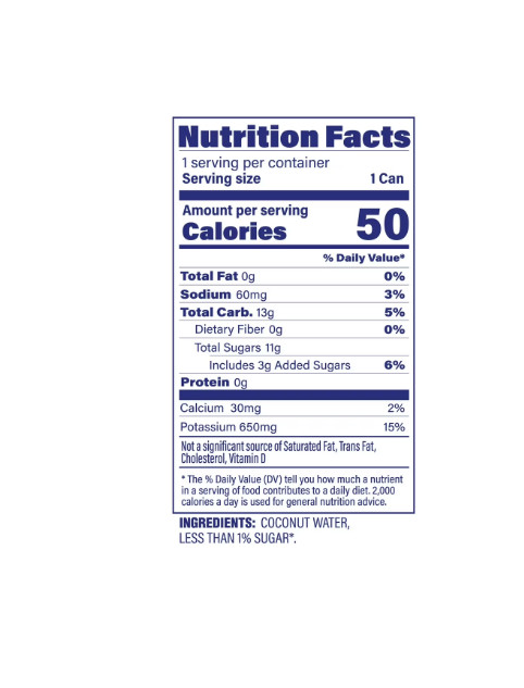 C2O Pure Coconut Water, Hydration Pack, 10.5 FL Oz, 8 Pack ( 2 Pack )