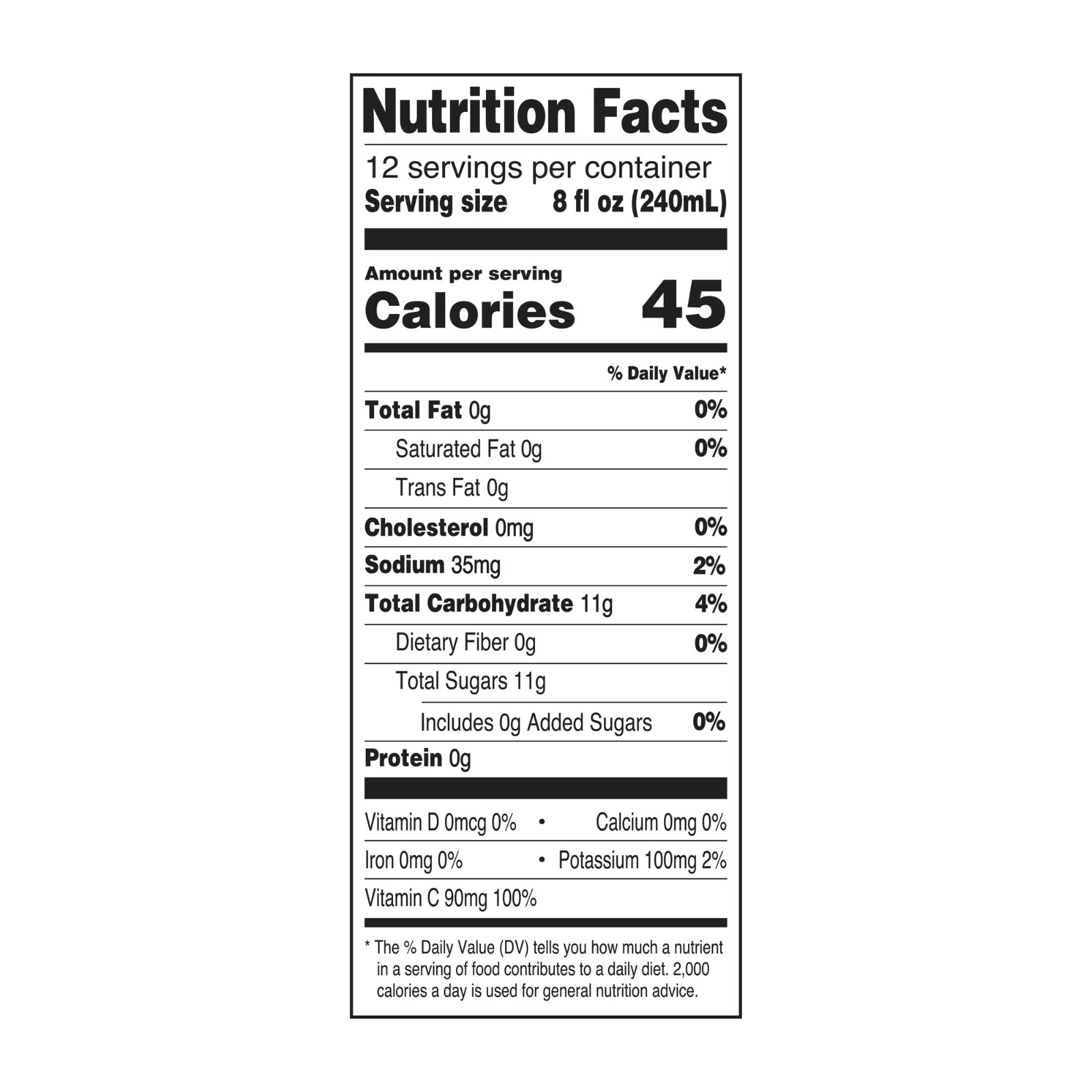 (2 pack) Great Value Light Apple Juice, 96 fl oz