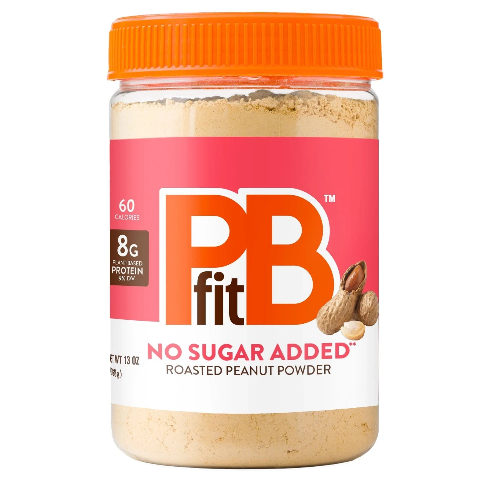 PBfit No Sugar Added Peanut Butter Powder 13 oz