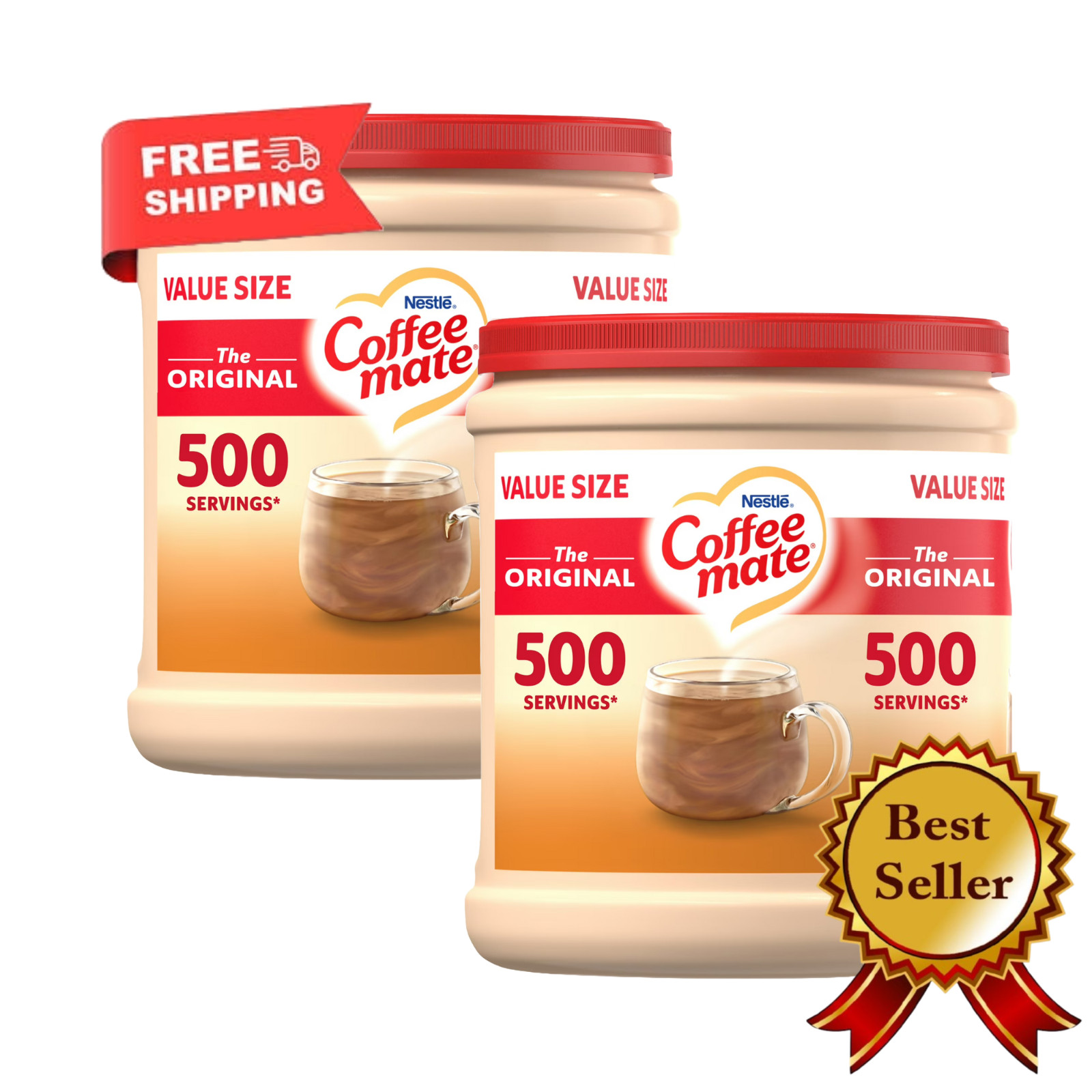 (pack 2) Nestle Coffee Mate, The Original Powdered Coffee Creamer, 35.3 oz